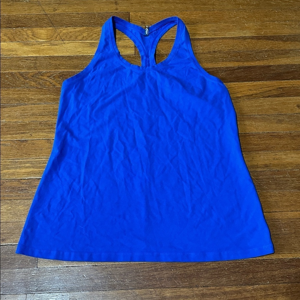MTA Sport Electric Blue Athletic Tank Top, XL
